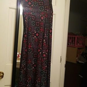Lularoe maxi full length skirt small
